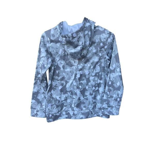Under Armour Fleece Big Logo Printed gray white Camo Youth M soccer baseball - Picture 2 of 3